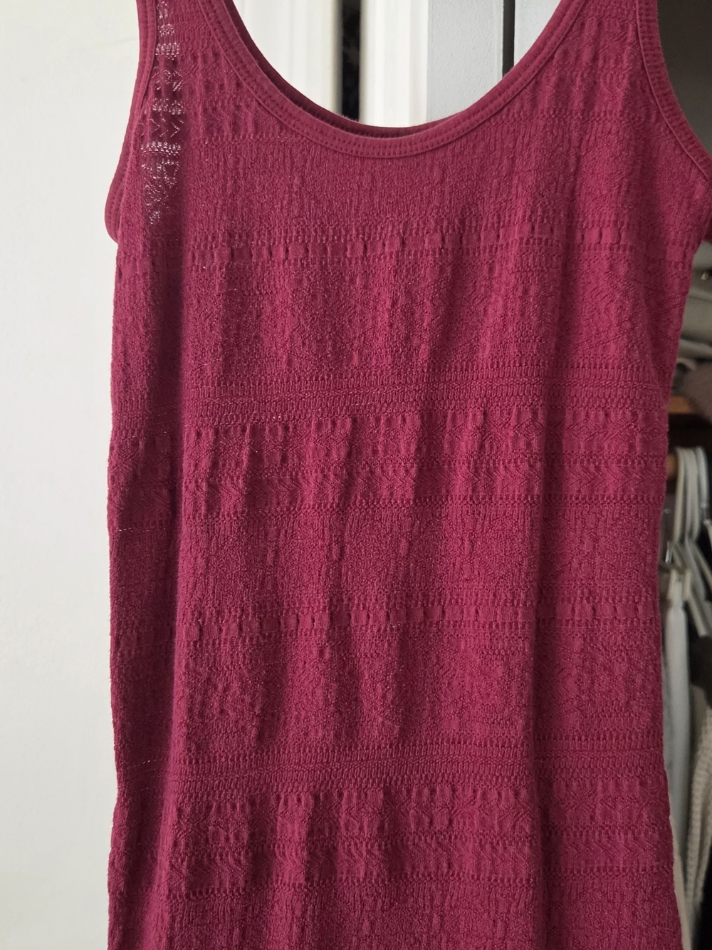 H&M Knit Tank Top in Raspberry